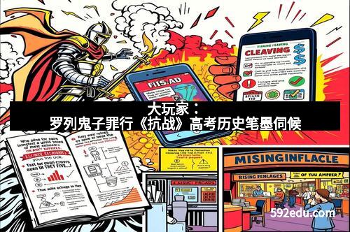 大玩家：罗列鬼子罪行《抗战》高考历史笔墨伺候